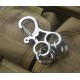 Stainless Steel Keychain Multifunction Engaging Carabiner Buckle EDC Tool