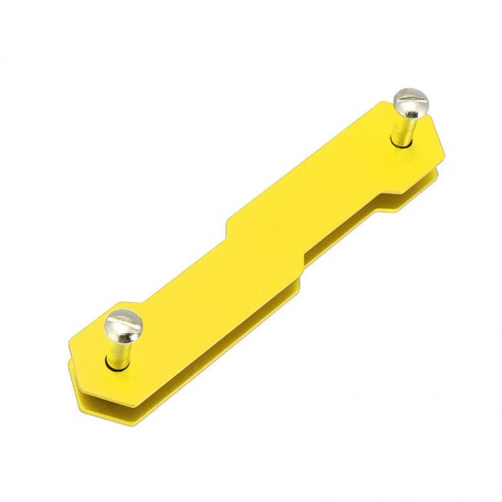 Aluminum Double Open Key Clip DIY Keychain Storage EDC Tool