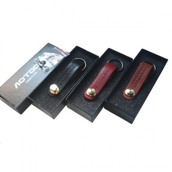 E2215 Leather Key Holder Key Accessories EDC Portable Equipment 3 Colors