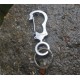 Stainless Steel Keychain Multifunction Carabiner Buckle EDC Tool Stainless Steel Keychain Multifunction Carabiner Buckle EDC Tool