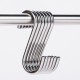 Powerful Silver ''S'' Shape Type 304 Stainless Steel House Kitchen Hanger Hooks
