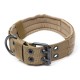 Adjustable Training Dog Collar Nylon Tactical Dog Collar Military With Metal D Ring Buckle Adjustable Training Dog Collar Nylon Tactical Dog Collar Military With Metal D Ring Buckle