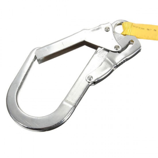 Alloy Steel Carabiner Buckle Climbing Safety Harness Lanyard Belt