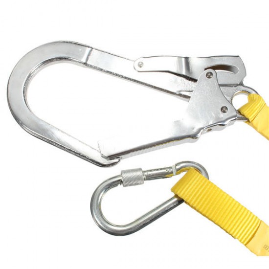 Alloy Steel Carabiner Buckle Climbing Safety Harness Lanyard Belt Alloy Steel Carabiner Buckle Climbing Safety Harness Lanyard Belt