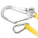 Alloy Steel Carabiner Buckle Climbing Safety Harness Lanyard Belt