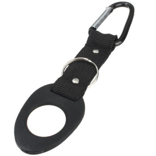 Aluminum Carabiner Clip Camping Hiking Water Bottle Holder With Key Ring Aluminum Carabiner Clip Camping Hiking Water Bottle Holder With Key Ring