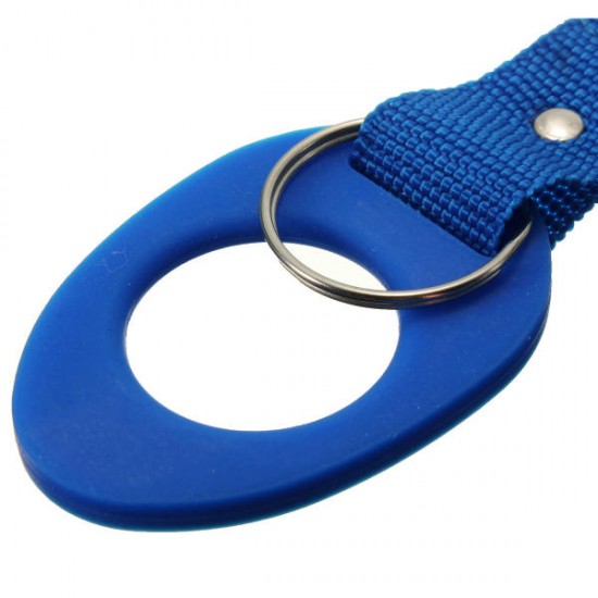 Aluminum Carabiner Clip Camping Hiking Water Bottle Holder With Key Ring