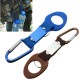 Aluminum Carabiner Clip Camping Hiking Water Bottle Holder With Key Ring