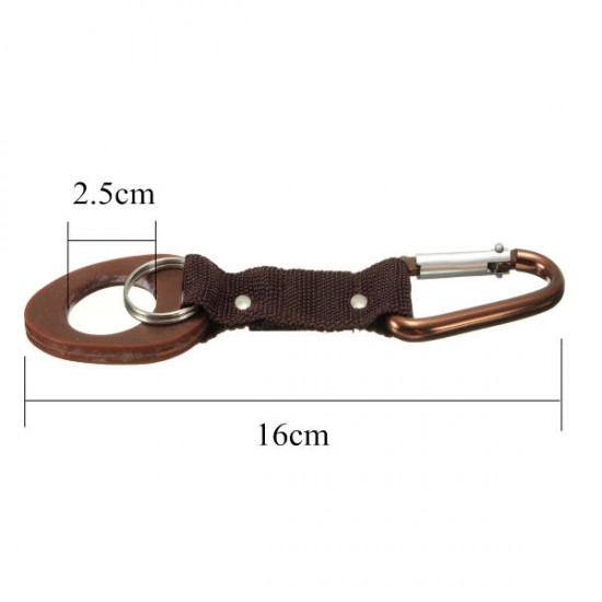 Aluminum Carabiner Clip Camping Hiking Water Bottle Holder With Key Ring Aluminum Carabiner Clip Camping Hiking Water Bottle Holder With Key Ring