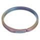 K2 32mm Colorful Titanium Key Ring Nail Saving Flexible Keyring