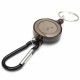 Badge Reel Telescopic Key Buckle Carabiner Recoil Retractable Holder Key Chain