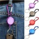 Badge Reel Telescopic Key Buckle Carabiner Recoil Retractable Holder Key Chain 4 Colors