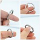 45mm Titanium Quick Release Keychain Key Clip with 32mm Ti Keyring 45mm Titanium Quick Release Keychain Key Clip with 32mm Ti Keyring