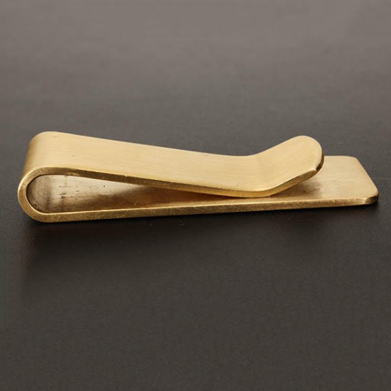 Brass Wallet Metal Clip Male Lady Note Holder EDC Note Retro Copper Thick Section Brass Wallet Metal Clip Male Lady Note Holder EDC Note Retro Copper Thick Section