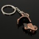 Bronze 3D Motorcycle Scooter Keychain Classic Keyring Pendant