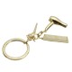 Creative Keychain Alloy Stylist Hair Dryer Scissor Comb Dangle Pendant Key Ring Artware Gift Creative Keychain Alloy Stylist Hair Dryer Scissor Comb Dangle Pendant Key Ring Artware Gift