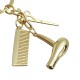 Creative Keychain Alloy Stylist Hair Dryer Scissor Comb Dangle Pendant Key Ring Artware Gift Creative Keychain Alloy Stylist Hair Dryer Scissor Comb Dangle Pendant Key Ring Artware Gift