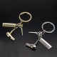 Creative Keychain Alloy Stylist Hair Dryer Scissor Comb Dangle Pendant Key Ring Artware Gift Creative Keychain Alloy Stylist Hair Dryer Scissor Comb Dangle Pendant Key Ring Artware Gift