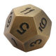 Antique Color Solid Metal Polyhedral Dice Role Playing RPG 7 Dice Set With Bag Antique Color Solid Metal Polyhedral Dice Role Playing RPG 7 Dice Set With Bag