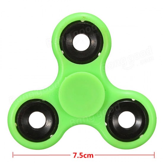 Fluorescent EDC Fidget Spinner Hand Spinner Finger Focus Reduce Stress Gadget