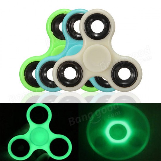 Fluorescent EDC Fidget Spinner Hand Spinner Finger Focus Reduce Stress Gadget