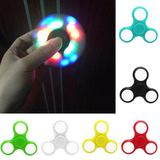 LED EDC Fidget Hand Spinner Gadget Spinner Finger Reduce Stress Gadget