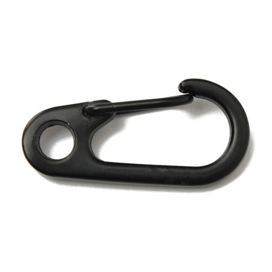 EDC Gadget Keychain Carabiner Clip Split Ring Spring Clip Buckle Key Ring