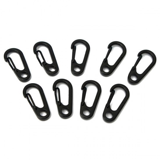 EDC Gadget Keychain Carabiner Clip Split Ring Spring Clip Buckle Key Ring