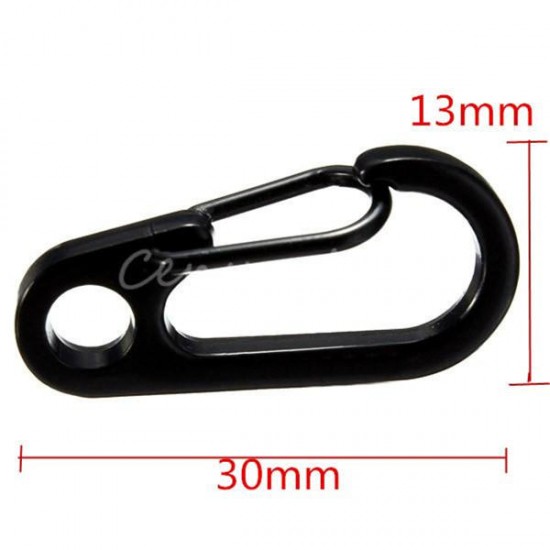 EDC Gadget Keychain Carabiner Clip Split Ring Spring Clip Buckle Key Ring