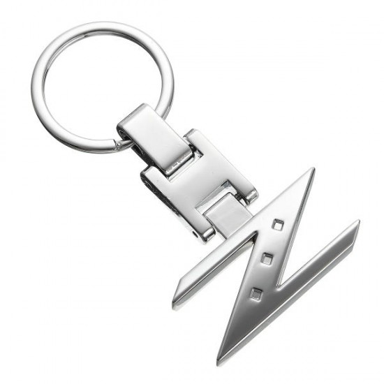 EDC Gadgets Letter Z Car Key Chain Key Ring Chrome Finishing For Nissan 280ZX 300ZX 350Z 370Z Z