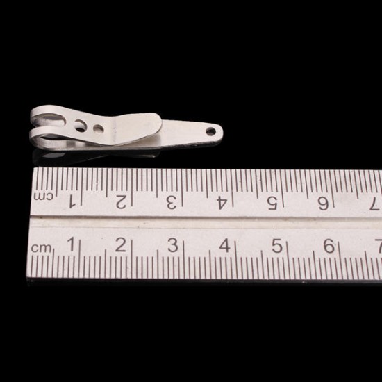 EDC Tool Mini Clip Flashlight Clip Money Cash Holder Key Chain Clip