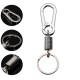 EDC Tool Zinc Alloy Keychain Spring Belt Bag Clip Hook Carabiner Buckle Keyring