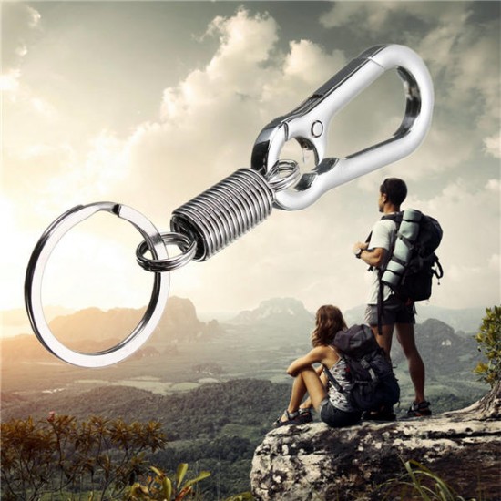 EDC Tool Zinc Alloy Keychain Spring Belt Bag Clip Hook Carabiner Buckle Keyring EDC Tool Zinc Alloy Keychain Spring Belt Bag Clip Hook Carabiner Buckle Keyring