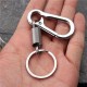 EDC Tool Zinc Alloy Keychain Spring Belt Bag Clip Hook Carabiner Buckle Keyring