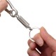 EDC Tool Zinc Alloy Keychain Spring Belt Bag Clip Hook Carabiner Buckle Keyring