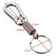 EDC Tool Zinc Alloy Keychain Spring Belt Bag Clip Hook Carabiner Buckle Keyring