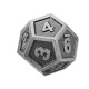Embossed Steel 7 Pcs Multisided Dice Heavy Metal Polyhedral Dice Set w/ Bag Embossed Steel 7 Pcs Multisided Dice Heavy Metal Polyhedral Dice Set w/ Bag