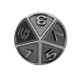 Embossed Steel 7 Pcs Multisided Dice Heavy Metal Polyhedral Dice Set w/ Bag Embossed Steel 7 Pcs Multisided Dice Heavy Metal Polyhedral Dice Set w/ Bag