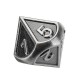 Embossed Steel 7 Pcs Multisided Dice Heavy Metal Polyhedral Dice Set w/ Bag Embossed Steel 7 Pcs Multisided Dice Heavy Metal Polyhedral Dice Set w/ Bag