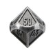 Embossed Steel 7 Pcs Multisided Dice Heavy Metal Polyhedral Dice Set w/ Bag Embossed Steel 7 Pcs Multisided Dice Heavy Metal Polyhedral Dice Set w/ Bag