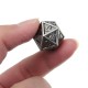 Embossed Steel 7 Pcs Multisided Dice Heavy Metal Polyhedral Dice Set w/ Bag Embossed Steel 7 Pcs Multisided Dice Heavy Metal Polyhedral Dice Set w/ Bag