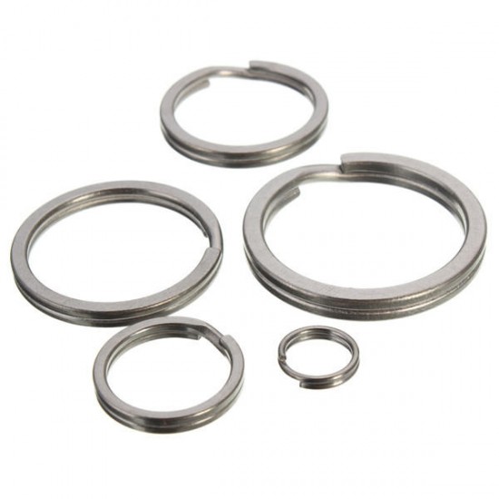 Gear Titanium Ti Key Chain Key Ring Split Ring 4-12inch 10mm 18mm 25mm 28mm 32mm