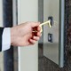 Hygiene Hand Protective Antimicrobial Brass EDC Door Opener Elevator Handle Key