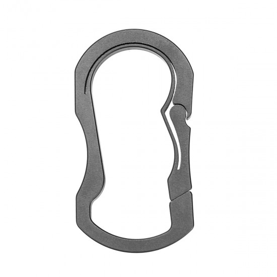 Lightweight Titanium TC4 Keychain Backpack Hanging Buckle Outdoor Carabiner