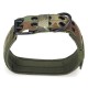 M Tactical Military Adjustable Dog Training Collar Nylon Leash w/Metal Buckle