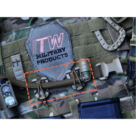 MOLLE Triangle Elastic Rope Buckle Webbing MOLLE Triangle Elastic Rope Buckle Webbing