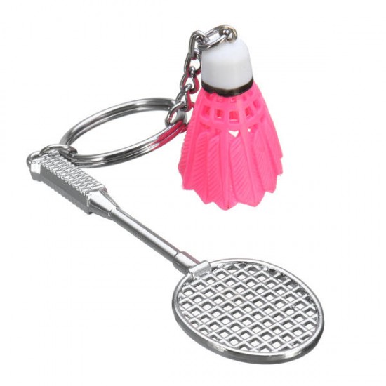 Mini Badminton Racket And balls Sports Keyring Pendant Keyfob Keychain Mini Badminton Racket And balls Sports Keyring Pendant Keyfob Keychain