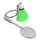 Mini Badminton Racket And balls Sports Keyring Pendant Keyfob Keychain Mini Badminton Racket And balls Sports Keyring Pendant Keyfob Keychain