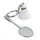 Mini Badminton Racket And balls Sports Keyring Pendant Keyfob Keychain Mini Badminton Racket And balls Sports Keyring Pendant Keyfob Keychain