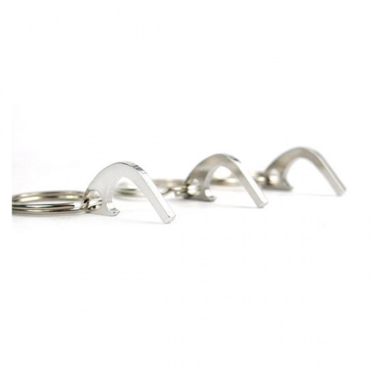 Mini Stainless Steel Bottle Opener Multifunctional EDC Gadget with Key Ring Mini Stainless Steel Bottle Opener Multifunctional EDC Gadget with Key Ring